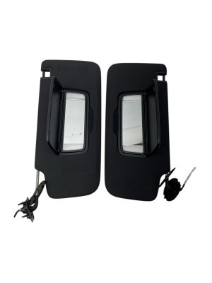 2024-2025 GMC Acadia Ebony (Black) Illuminated Sun Visor Set - Front, Right (Passenger) (Used OEM)