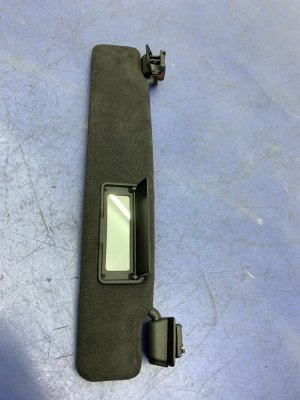 2015-2020 Jaguar F-Type Black Morzine Cloth Sun Visor - Front, Right (Passenger) (Used OEM)