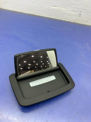  BMW 7 series Black Roof Interior Illuminated Vanity Mirror - Rear (Used OEM)