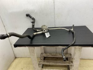 2011-2018 Porsche Cayenne Integrated Thermostat Housing Assembly with Coolant Hoses (Used OEM)