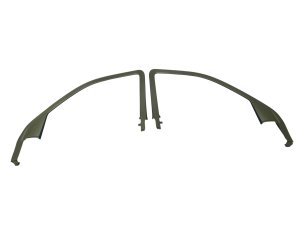2022-2024 Jeep Wagoneer Black Inner Window Trim Frame Set - Front (Used OEM)