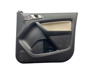 2019-2023 Ford Ranger Tan Leather Door Interior Trim Panel - Front, Right (Passenger) (Used OEM)