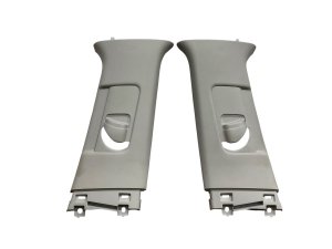 2024-2025 Toyota Grand Highlander Gray Upper B-Pillar Trim Cover Panel Set (Used OEM)