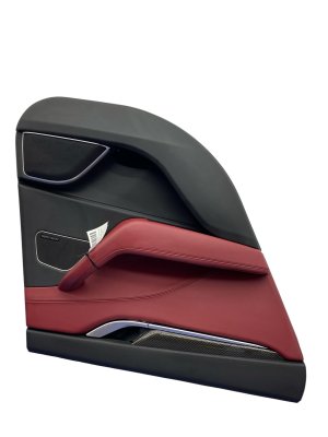 2017-2024 Maserati Levante Red Door Interior Trim Panel - Rear, Left (Driver) (Used OEM)