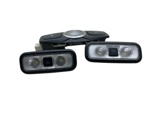 2018-2024 Lincoln Navigator Black Onyx Overhead Roof Dome Light with Reading and Courtesy Lamp - Rear (Used OEM)