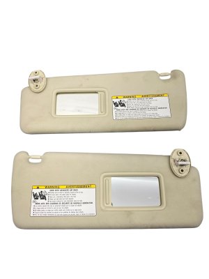 2010-2023 Lexus GX460 Illuminated Sun Visor Set with Extending Covers - Right (Passenger) (Used OEM)