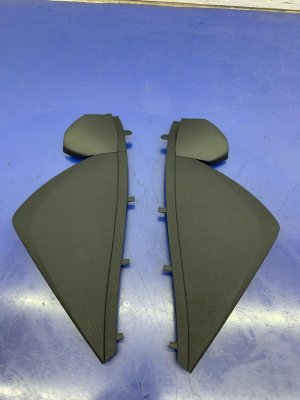 2021-2025 Toyota Sienna Black Dashboard End Cap Trim Panel Set (Used OEM)