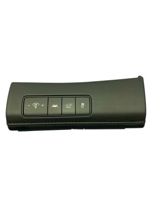 2021-2023 Hyundai Santa Fe Black Seat Combination Switch Trim Panel - Front, Left (Driver) (Used OEM)