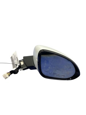 2022-2025 Genesis GV70 Uyuni White Power Blind Spot Surround View Door/Side View Mirror - Front, Right (Passenger) (Used OEM)