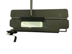 2023-2024 Fisker Ocean Black Illuminated Sun Visor - Front, Right (Passenger) (Used OEM)