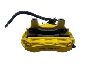 2011-2018 Porsche Cayenne Yellow Disc Brake Caliper - Rear, Right (Passenger) (Used OEM)