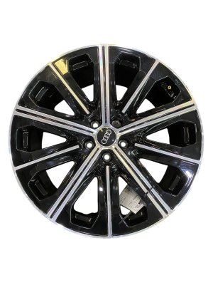 2022-2025 Audi Q4 e-tron Black 20x9 10-Spoke Machined and Black Painted Rear Alloy Wheel (Used OEM)