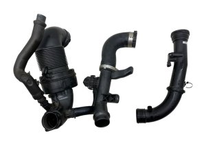 2018-2023 Jaguar E-Pace Intercooler Inlet and Outlet Hose Pipe and Bypass Valve Set (Used OEM)