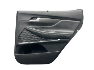 2021-2023 Hyundai Santa Fe Obsidian Black Door Interior Trim Panel with Harman Kardon Audio - Rear, Right (Passenger) (Used OEM)