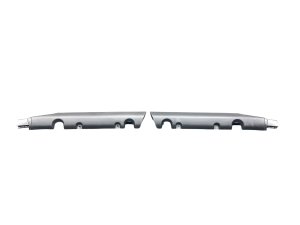 2018-2023 Jeep Wrangler Black Upper Roll Bar Exterior Trim Panel Set - Front (Used OEM)