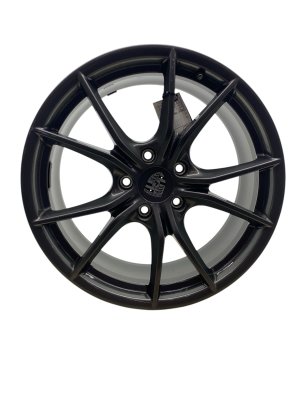 2017-2019 Porsche 911 Platinum (Silver) 20x8.5 5 V-Spoke Platinum Alloy Wheel (Used OEM)