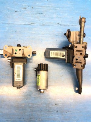 2015-2020 Audi A3 Seat Track Adjustment Motor Set - Front, Left (Driver) (Used OEM)