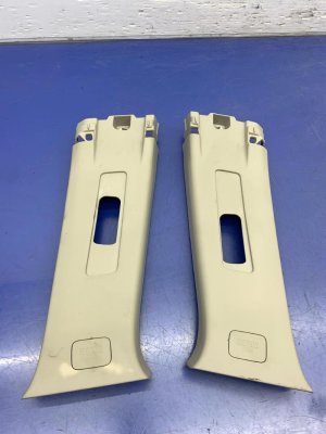 2021-2025 Nissan Rogue Gray Upper B-Pillar Trim Cover Panel Set (Used OEM)