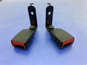 2012-2018 BMW 640i Seat Belt Buckle Set - Rear, Left (Driver) (Used OEM)