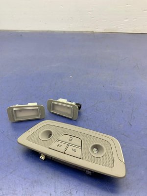 2019-2023 Genesis G70 Gray Dome and Sun Visor Reading Light Set - Rear (Used OEM)