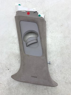 2017-2019 Genesis G90 Gray Upper B-Pillar Trim Cover Panel (Used OEM)