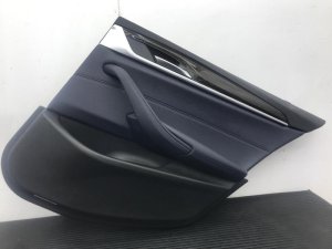 2018-2023 BMW M5 Blue Door Interior Trim Panel - Rear, Right (Passenger) (Used OEM)