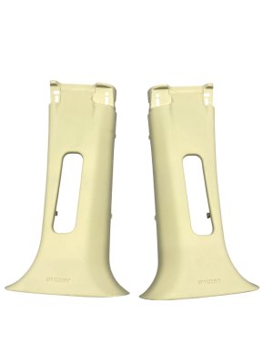 2019-2023 Ford Ranger Beige Upper B-Pillar Trim Cover Panels - Front (Used OEM)