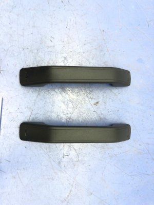 2018-2021 Lincoln Navigator Ebony (Black) A-Pillar Grab Handle Set - Front (Used OEM)
