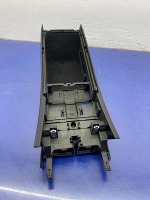 2015-2023 Mercedes-Benz C280 Black Center Console Rear End Cap Trim Panel with Vents - Front (Used OEM)