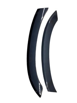 2020-2025 Hyundai Palisade Black Wheel Opening Molding Garnish Set - Rear, Right (Passenger) (Used OEM)