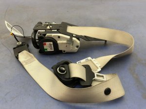 2012-2016 Mercedes-Benz E350 Gray Seat Belt Assembly - Front, Right (Passenger) (Used OEM)