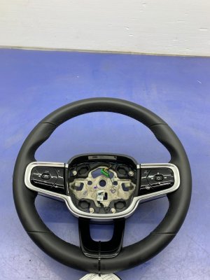 2020-2024 Volvo XC40 Charcoal (Black) Leather Steering Wheel (Used OEM)