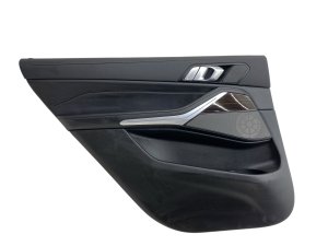 2019-2022 BMW X7 Black Door Interior Trim Panel - Rear, Left (Driver) (Used OEM)