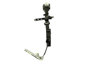 2017-2024 Maserati Levante Black Seat Belt Assembly with B-Pillar Trim - Front (Used OEM)