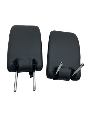 2022-2025 INFINITI QX60 Black Outer 3rd Row Seat Headrest Set - Rear, Left (Driver) (Used OEM)