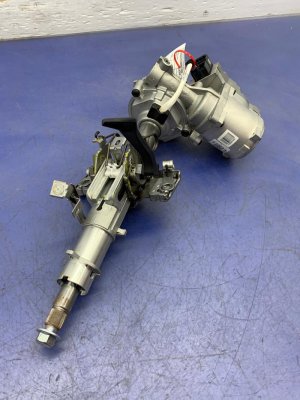 2020-2022 Hyundai Palisade Manual Adjust Steering Column Assembly with Push Start and Rain Sensor (Used OEM)
