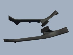 2018-2025 Audi SQ5 C-Pillar Lower Exterior Trim Panel Set - Rear (Used OEM)