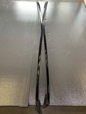 2014-2017 Mercedes-Benz S320 Black Roof Moulding Trim Panel Set (Used OEM)