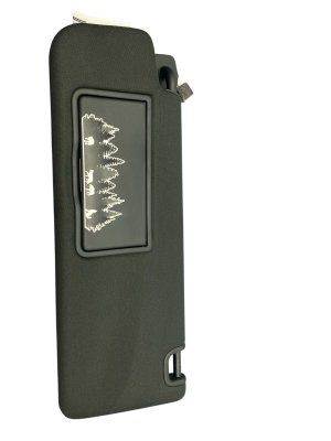 2023-2025 Honda Pilot Black Illuminated Sun Visor - Front, Right (Passenger) (Used OEM)