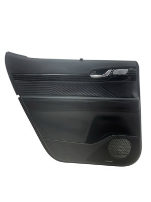 2023-2024 Hyundai Palisade Black Door Interior Trim Panel with Sunshade and Illuminated Trim - Rear, Left (Driver) (Used OEM)