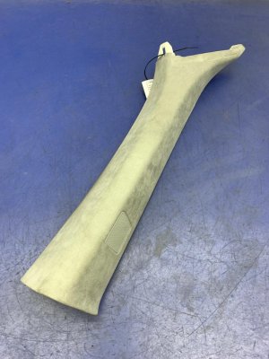 2019-2024 Audi Q8 Silver Windshield A-Pillar Trim Cover Panel - Front, Right (Passenger) (Used OEM)