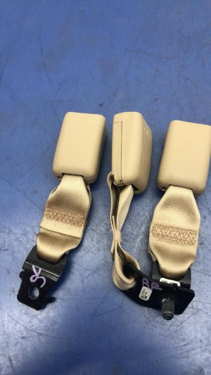 2019-2025 Acura RDX Tan Seat Belt Buckle Set - Rear (Used OEM)