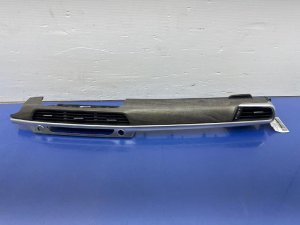 2020-2022 Kia Telluride Chrome Dashboard Center Trim Cover Bezel with Vents - Front (Used OEM)