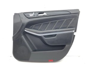 2012-2015 Mercedes-Benz ML350 Black Door Interior Trim Panel Assembly - Front, Right (Passenger) (Used OEM)