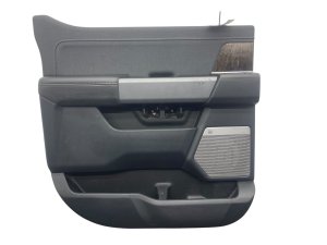 2021-2023 Ford F-150 Black Door Interior Trim Panel - Rear, Left (Driver) (Used OEM)