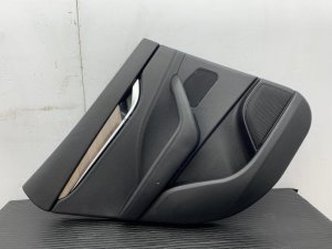 2017-2020 Maserati Levante Black Door Interior Trim Panel - Rear, Left (Driver) (Used OEM)