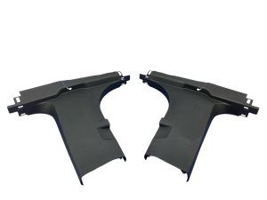 2021-2024 Ford Mustang Mach-E Black Lower B-Pillar Trim Cover Panels - Front (Used OEM)