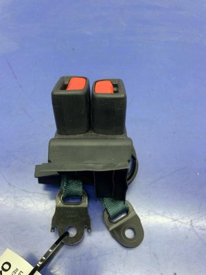 2021-2024 Toyota Venza Seat Belt Buckle Holder Cover Assembly - Rear, Left (Driver) (Used OEM)