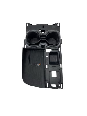 2025-2026 Buick Enclave Ebony (Black) Center Console Cup Holder Bezel Trim Cover Panel Tray - Front (Used OEM)
