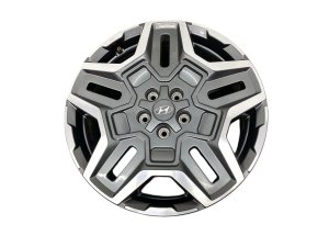 2021-2023 Hyundai Santa Fe Gray 19x7.5 5-Slotted Spoke Machined Gray Alloy Wheel (Used OEM)